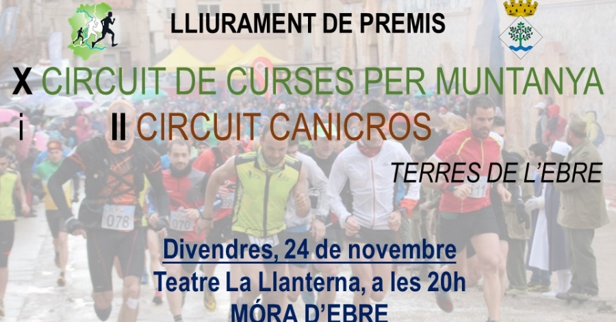 Fiesta de clausura Circuit de Curses per Muntanya Terres de l�Ebre 2017