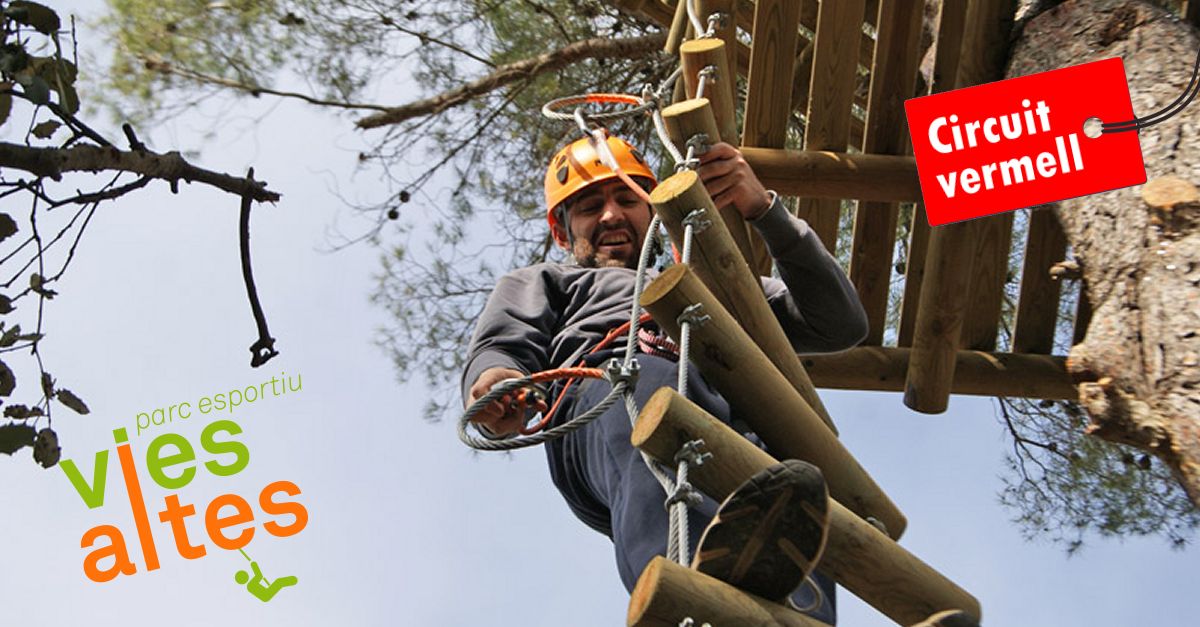 Aventura en el parque Vies Altes - Circuito rojo Aventura en el parque Vies Altes - Circuito rojo