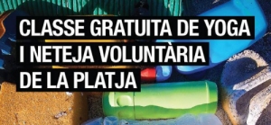 Classe gratu�ta de ioga i neteja volunt�ria de platja