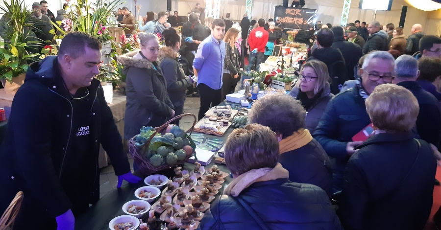 La Festa de la Carxofa comena amb lxit aclaparador de la Demostraci de pinxos