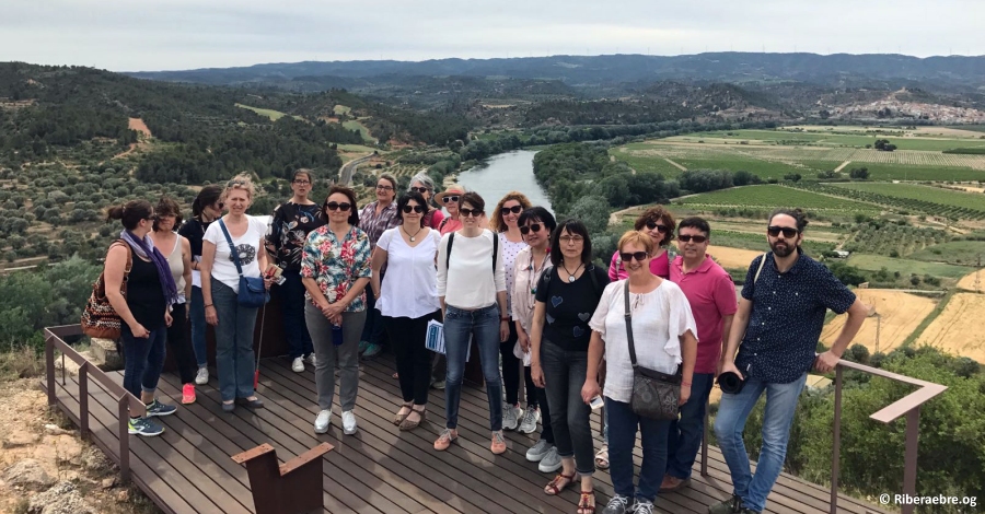 Una quinzena de comerciants riberencs visiten actius tur�stics de la comarca per fer-se�n prescriptors