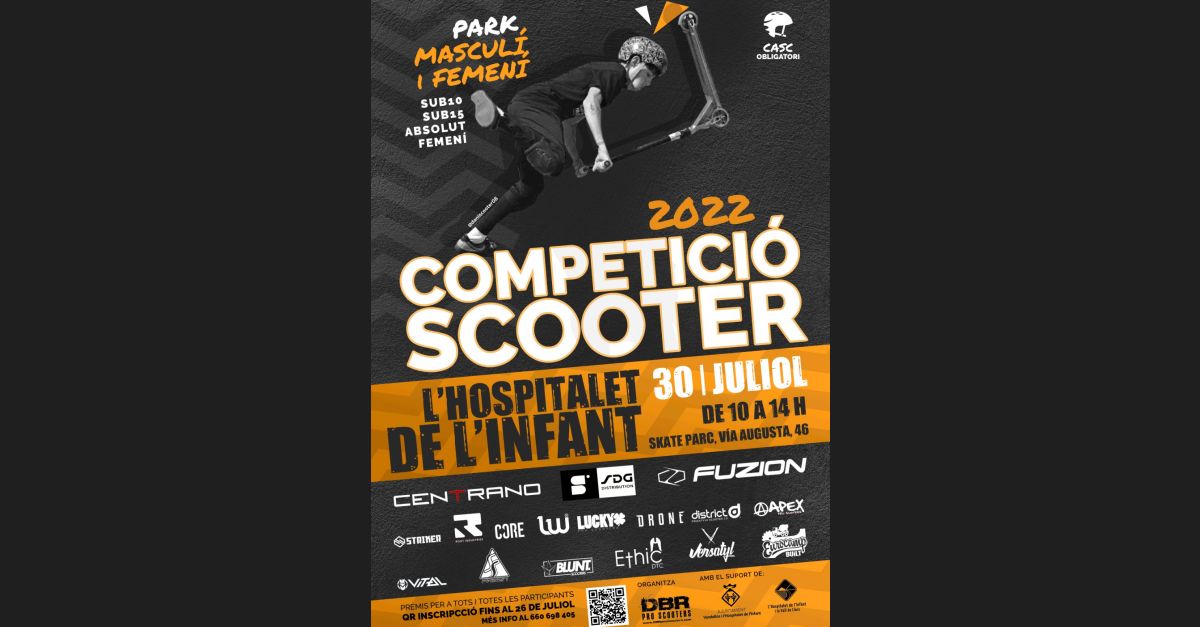Competici�n scooter