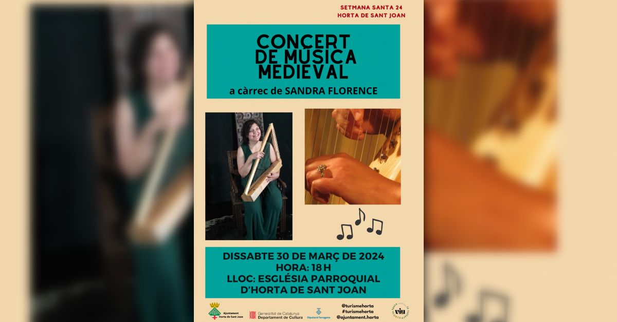 Concert de m�sica medieval a Horta de Sant Joan