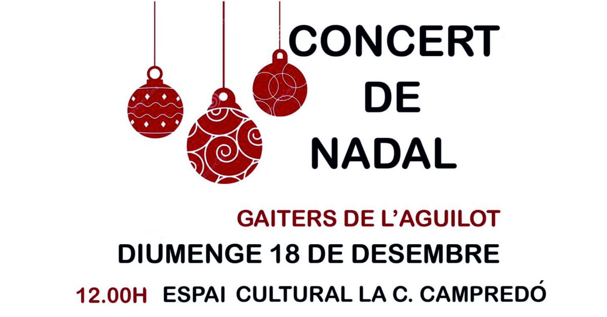Concert de Nadal Gaiters de l�Aguilot
