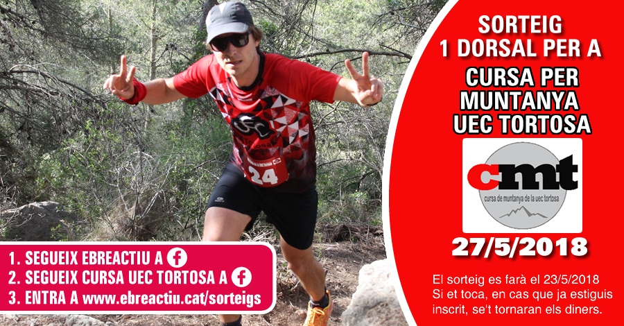 <p>Sorteig 1 dorsal per a 18a Cursa per Muntanya de la UEC Tortosa - 27/5/2018</p>