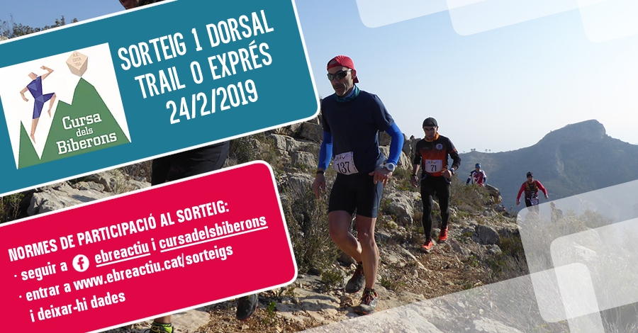 <p>Sorteig 1 dorsal per a la cursa dels Biberons de Pinell de Brai del 24/2/2019</p>
