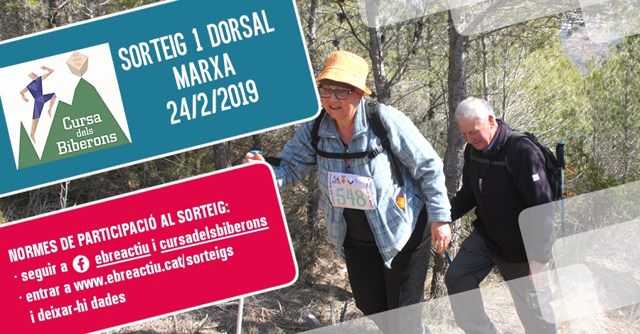 <p>Sorteig 1 dorsal per a la marxa dels Biberons de Pinell de Brai del 24/2/2019</p>