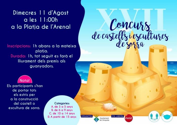 XVII Concurs de castells i escultures de sorra XVII Concurs de castells i escultures de sorra
