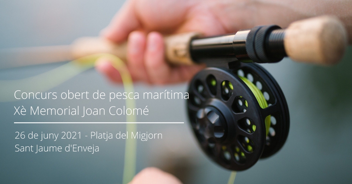Concurs obert de pesca mar�tima. X� Memorial Joan Colom�