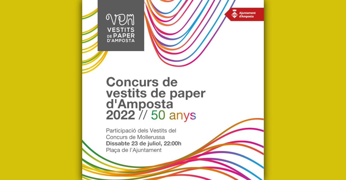 50è Concurs de vestits de paper d’Amposta 50è Concurs de vestits de paper d’Amposta