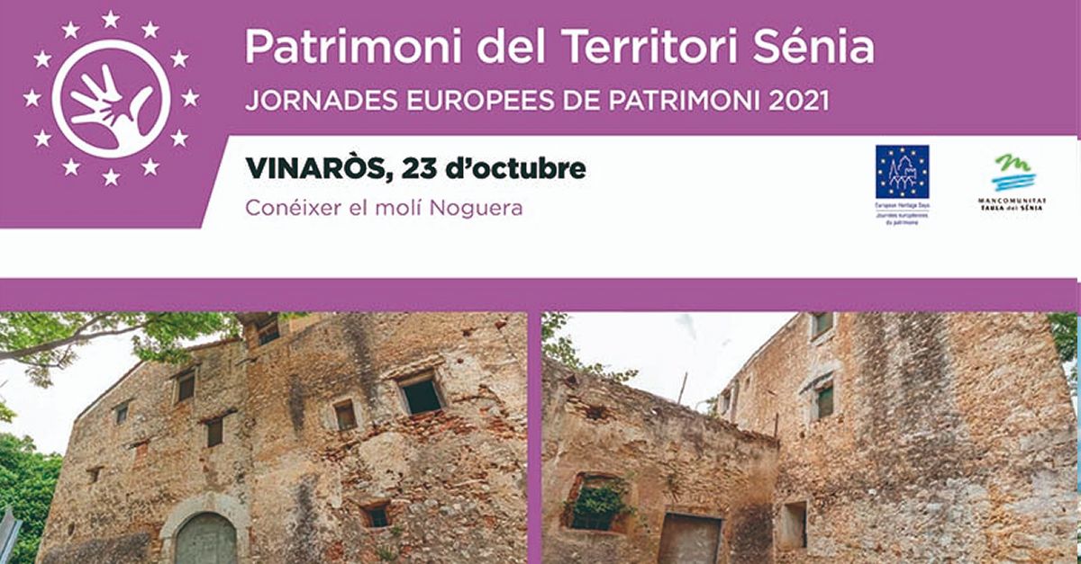 Patrimonio Territorio S�nia: Conocer el Molino de Noguera de Vinaroz