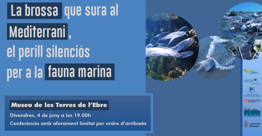Conferncia La brossa que sura al Mediterrani, el silencis perill per a la fauna marina