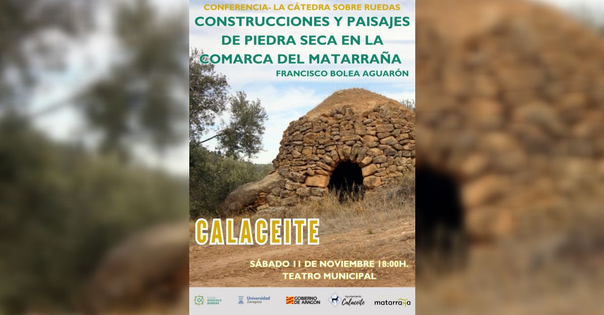 Conferencia Construcciones y paisajes de piedra seca en la comarca del Matarra�a