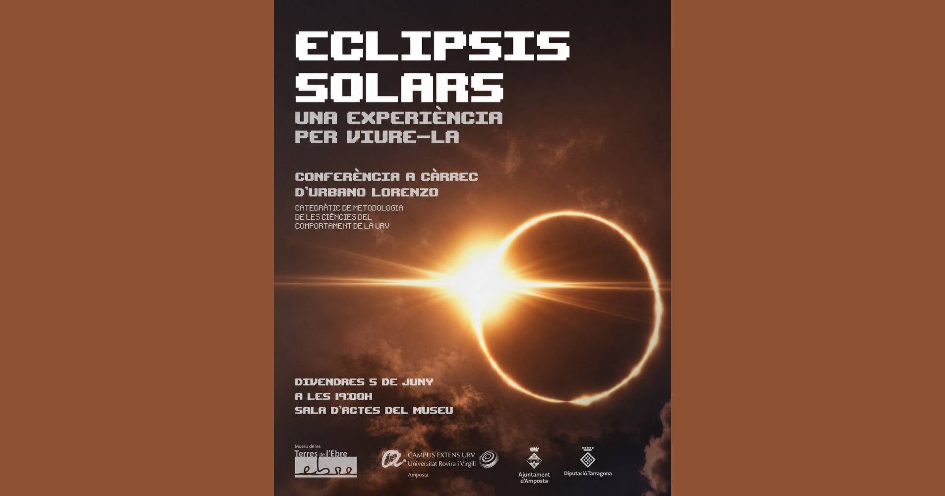 Conferencia: eclipses solares, una experiencia para vivirla