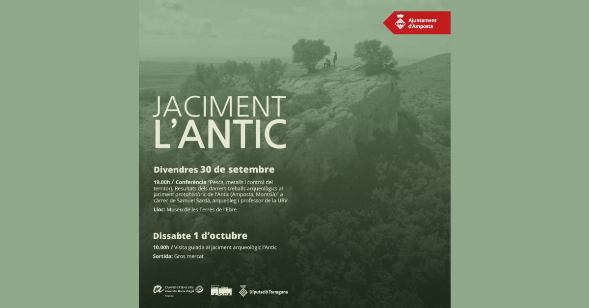 Visita guiada al jaciment arqueològic l’Antic d’Amposta Visita guiada al jaciment arqueològic l’Antic d’Amposta