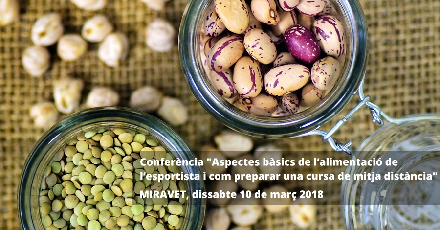 Conferència "Aspectes bàsics de l’alimentació de l’esportista i com preparar una cursa de mitja distància" Conferència "Aspectes bàsics de l’alimentació de l’esportista i com preparar una cursa de mitja distància"