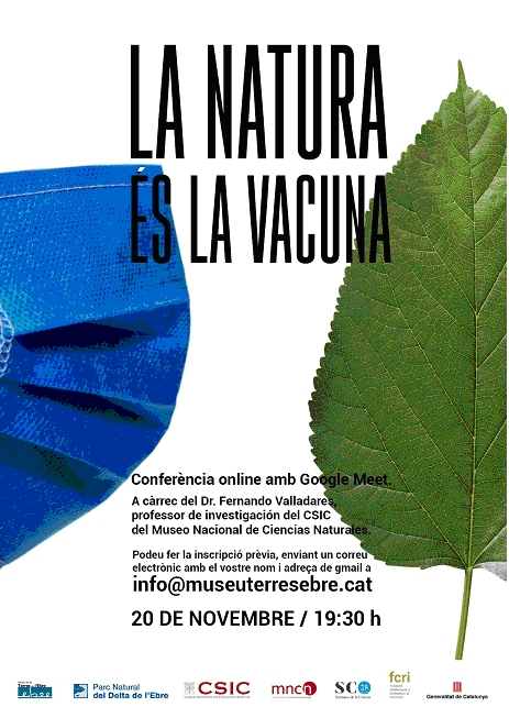 Confer�ncia online amb Google Meet: La natura �s la vacuna