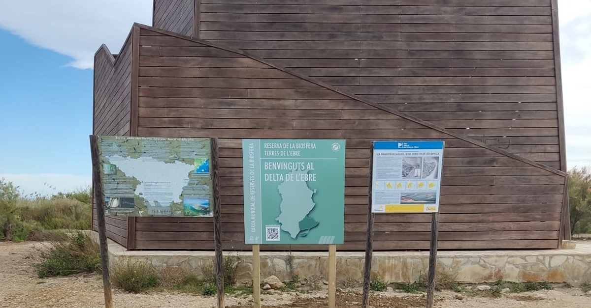 El COPATE installa panells informatius sobre la Reserva de la Biosfera en punts estratgics