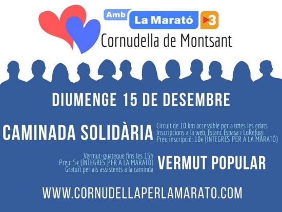 Caminada solid�ria amb La Marat� de TV3 a Cornudella de Montsant