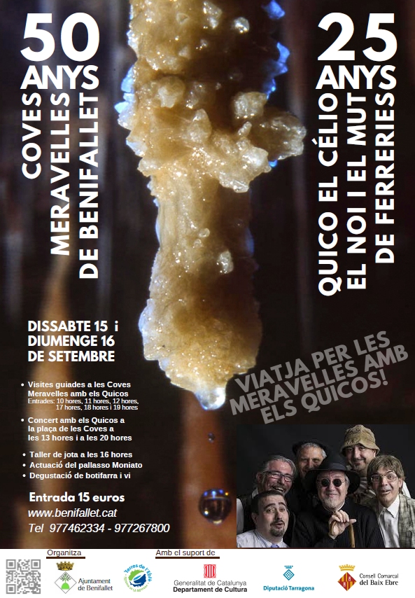 Les Coves Meravelles i els Quicos presenten un programa conjunt d’activitats per celebrar aniversari | EbreActiu.cat, revista digital d’oci actiu | Terres de l’Ebre ... Les Coves Meravelles i els Quicos presenten un programa conjunt d’activitats per celebrar aniversari | EbreActiu.cat, revista digital d’oci actiu | Terres de l’Ebre ...