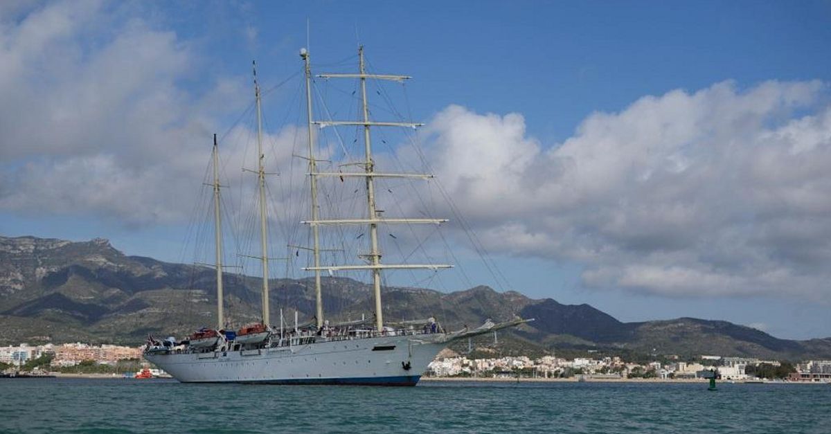 Els creuers tornen a la Rpita set anys desprs amb un veler de turisme expeditiu amb cent passatgers