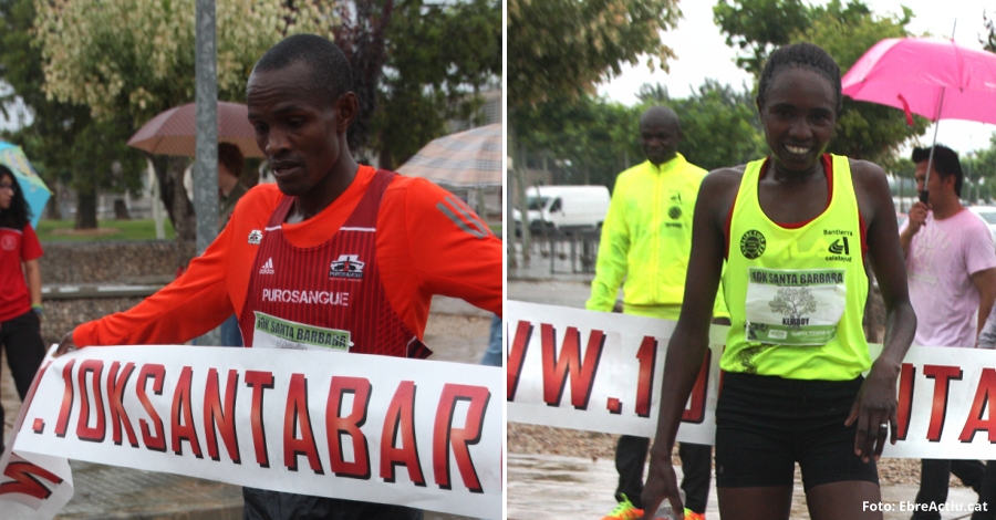 Els kenians Lkipkirui Langat i Gladys Kemboy guanyen els 10 k de Santa Brbara