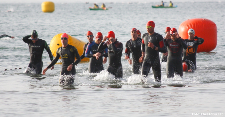 Daniel Mgica i Ivet Farriols guanyen el VIII Triatl Terres de lEbre
