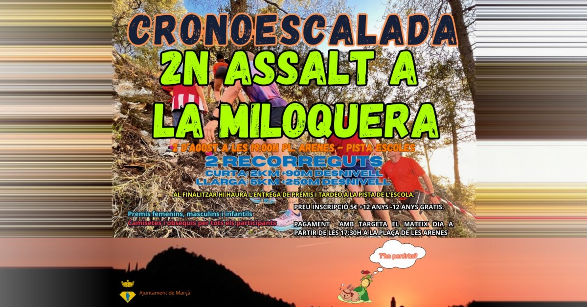 Cronoescalada 2n assalt a la Miloquera Cronoescalada 2n assalt a la Miloquera