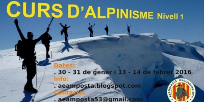 Curs d�alpinisme nivell 1 (1r cap de setmana)