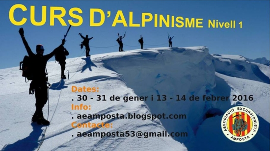 Curs d�alpinisme nivell 1 (2n cap de setmana)