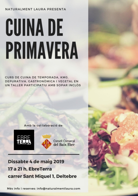 Curs Cuina de Primavera Curs Cuina de Primavera