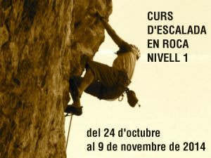 Curs d&rsquo;escalada en roca - nivell 1
