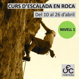 Curs d�escalada en roca - Nivell 1