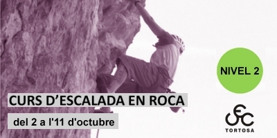 Curs d&rsquo;escalada en roca - Nivell 2