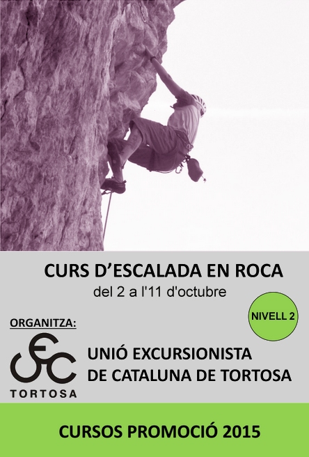 Curs d&rsquo;escalada en roca - Nivell 2
