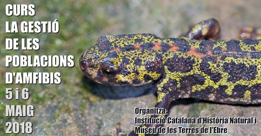 Curso �La gesti�n de las poblaciones de anfibios�