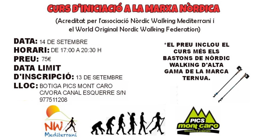 Curs d�iniciaci� a la marxa n�rdica