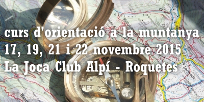 Curs d&rsquo;orientaci� a la muntanya