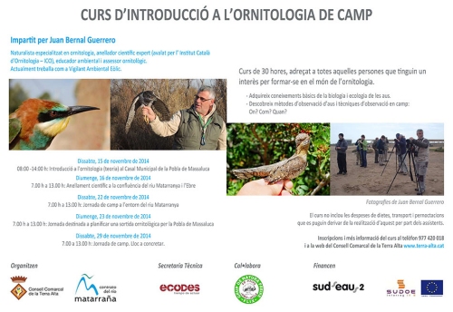 Curs d’introducció a l’ornitologia de camp Curs d’introducció a l’ornitologia de camp