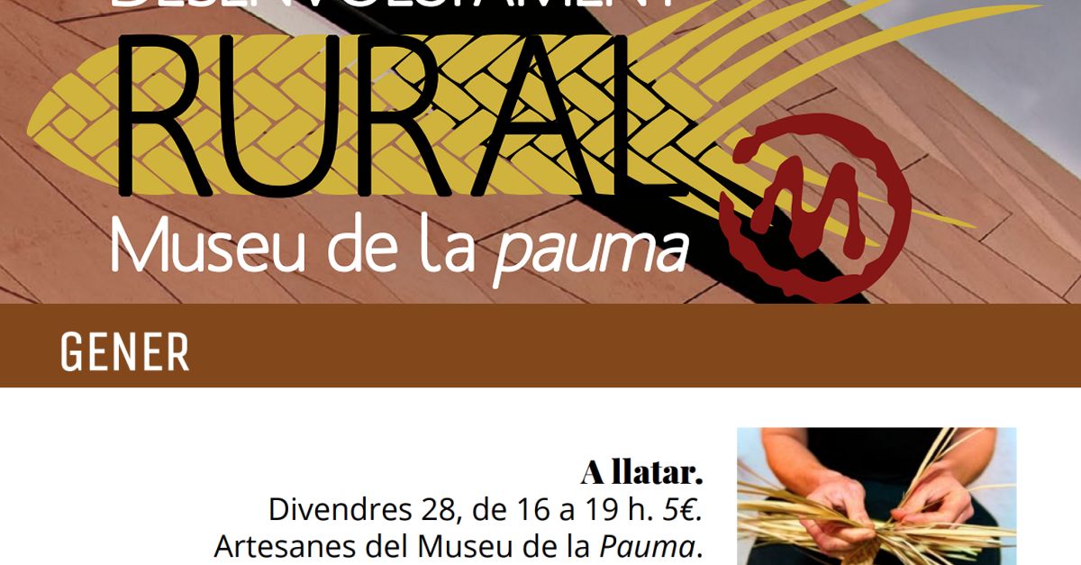 Cursos al Museu de la Pauma: A llatar Cursos al Museu de la Pauma: A llatar