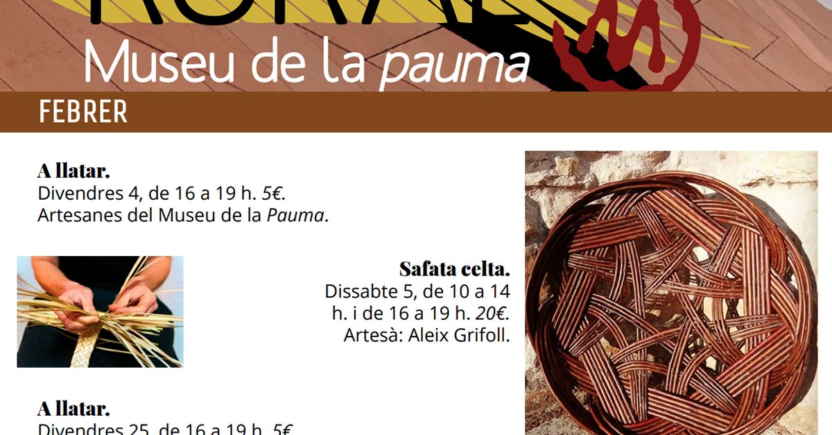 Cursos al Museu de la Pauma: A llatar Cursos al Museu de la Pauma: A llatar