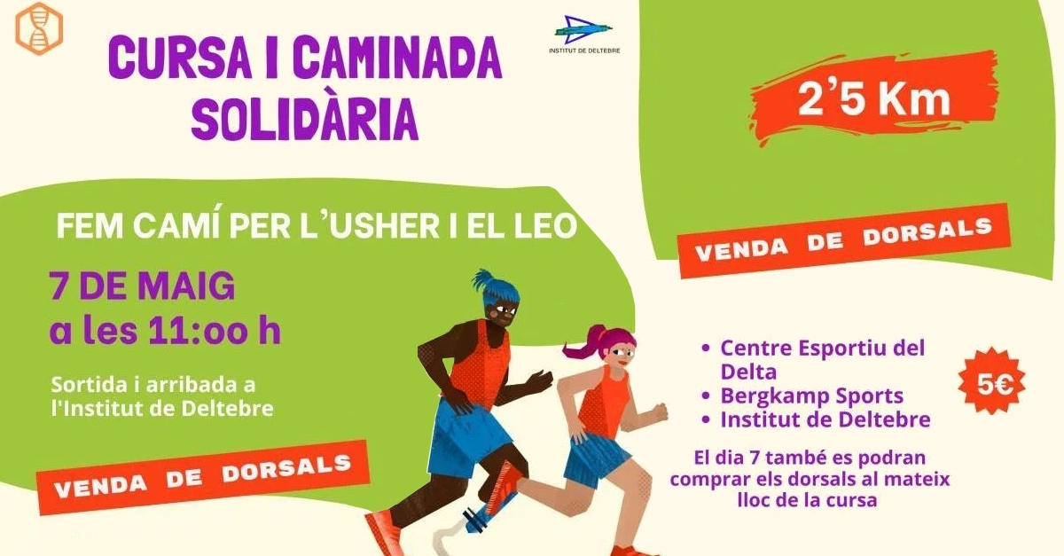 Cursa i caminada solid�ria: �fem cam� per l�Usher i el Leo�