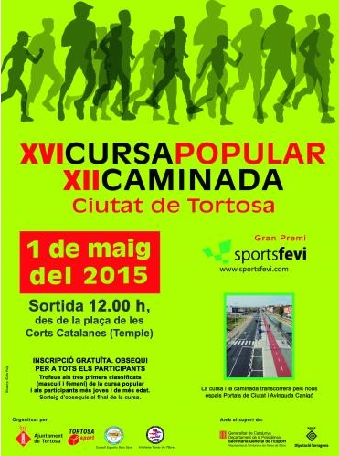XVI Cursa Popular i XII Caminada «Ciutat de Tortosa-Gran Premi Sports Fevi» XVI Cursa Popular i XII Caminada «Ciutat de Tortosa-Gran Premi Sports Fevi»