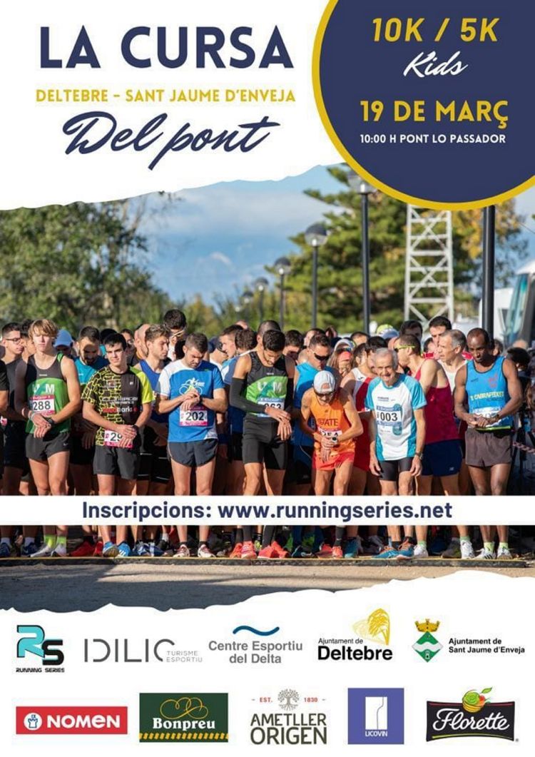 Cursa del Pont. Deltebre-Sant Jaume d�Enveja (10K i 5K)