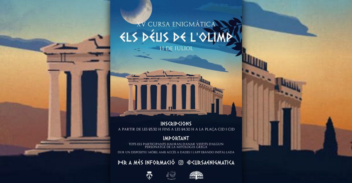 XV Cursa enigm�tica Els D�us de l�Olimp