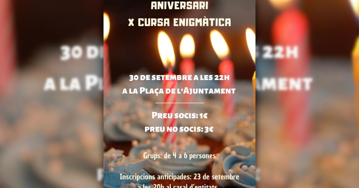 X Cursa enigmàtica de Godall X Cursa enigmàtica de Godall