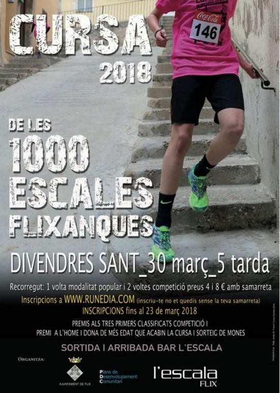 Cursa de les 1000 escales flixanques Cursa de les 1000 escales flixanques