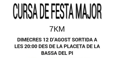 I Cursa de Festa Major de la Palma d&rsquo;Ebre