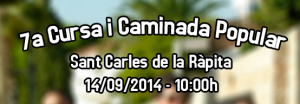 7a. Cursa i caminada popular de Sant Carles de la R�pita