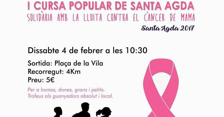 I Cursa popular i solid�ria de Santa Agda